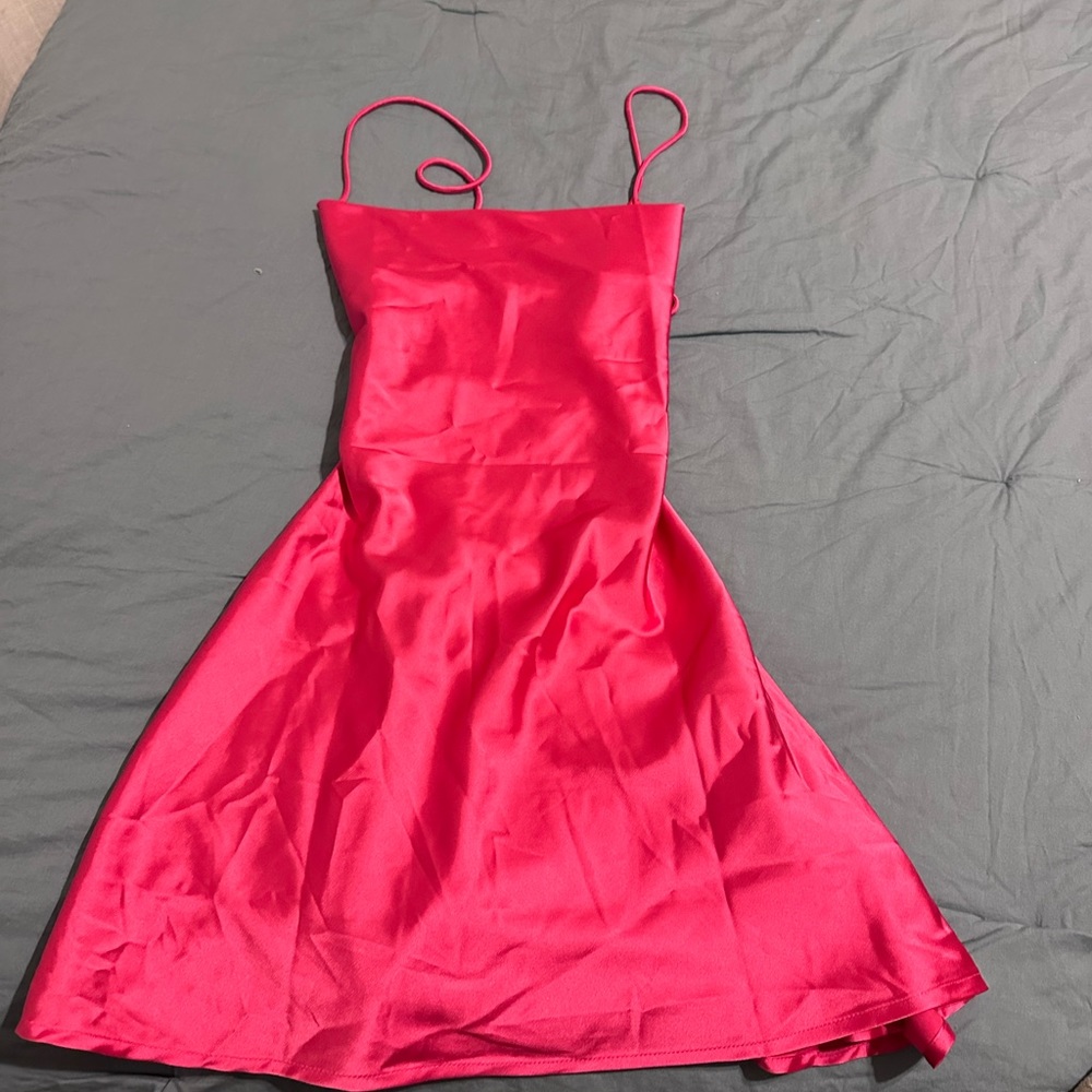 BabyBoo Lace Up Mini Dress
